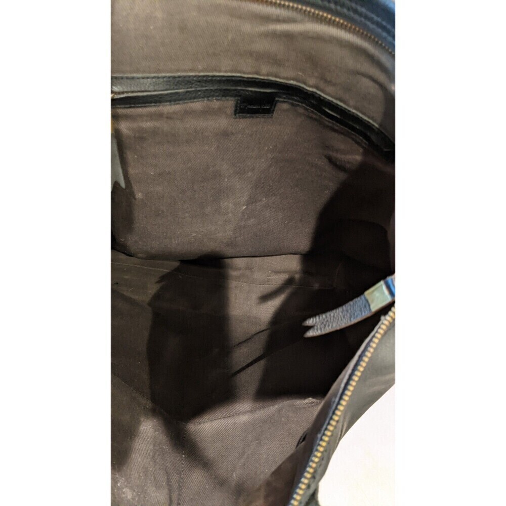 MADEWELL The Transport Satchel Large Black Leather Tote with Front Pockets - Picture 15 of 16